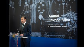 Sessão de homenagem ao Professor Aníbal Cavaco Silva