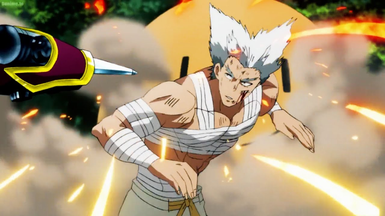 ワンパンマン|ガロウはバングを含む6人のヘビー級選手の前に危うく死に