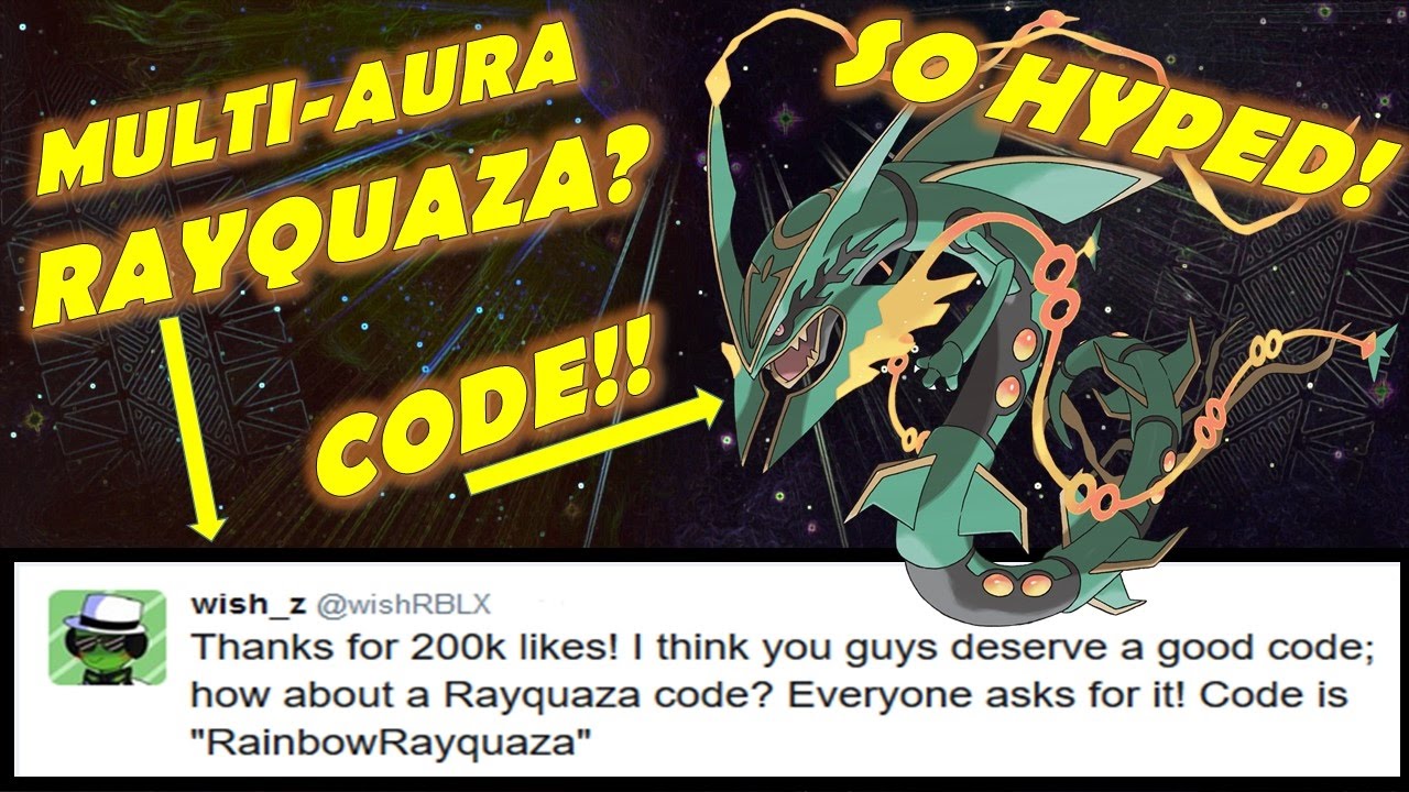 Rayquaza Code Rainbowrayquaza Project Pokemon - roblox project pokemon rayquaza code