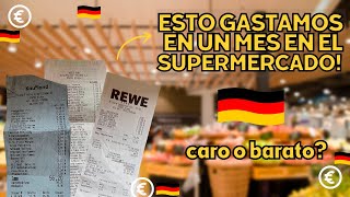 ¿Cuánto gastamos por mes en el supermercado en ALEMANIA? ¿Es caro o barato? TE MOSTRAMOS TODO!