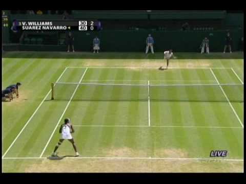 Venus Williams VS Carla Suarez Navarro 2/6- 3rd Ro...