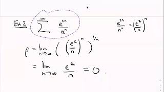 MATH 110 - Section 11.6 (part 2) The Root Test