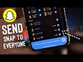 How to Get Shortcut Option on Snapchat ( Send Streaks to All ) ?