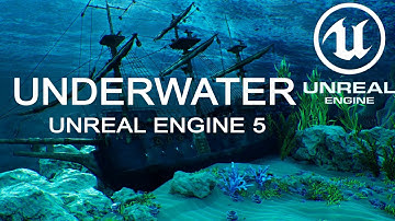 Underwater World in Unreal Engine 5 Background