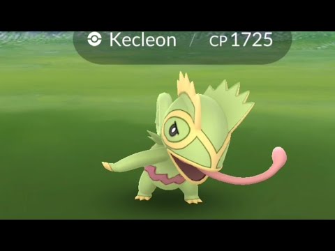 First Time Ever Kecleon In Pokemon Go And Debut Pokemon 352 - YouTube