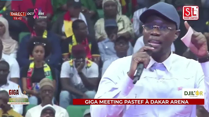 Intégralité du Discours de Ousmane Sonko lors du Giga Meeting Pastef le 19 Octobre 2024 Dakar Arena