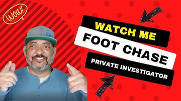 Sacramento Private Investigator & Process Server Lance Casey Foot Chase