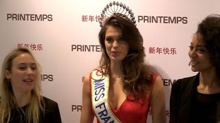 SUBLIME DECOLLETE pour Miss France 2016 au Printemps à Paris