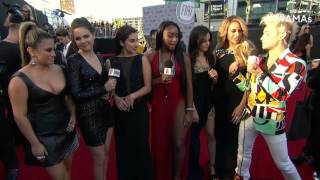 Fifth Harmony Red Carpet Interview - AMAs 2015