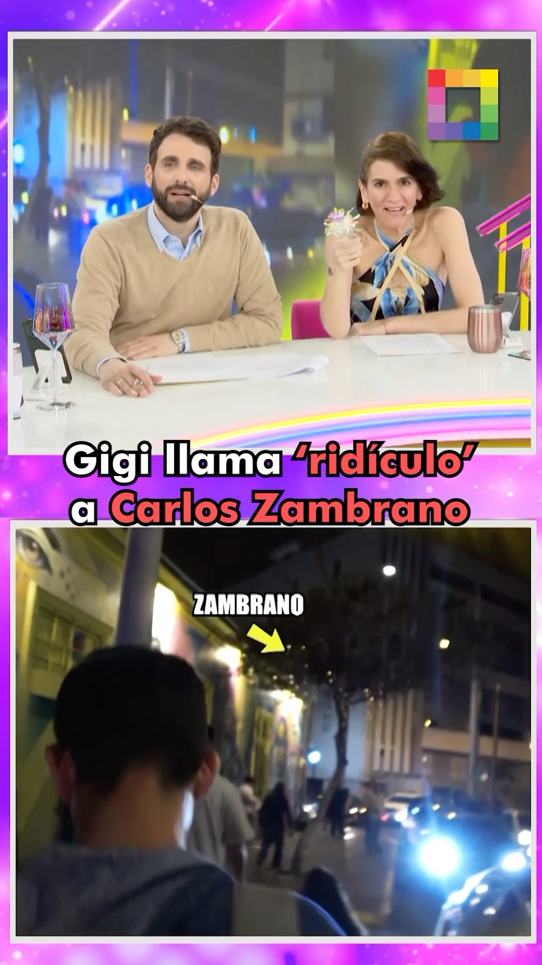 Gigi llama ‘ridículo’ al futbolista Carlos Zambrano. #AmorYFuego