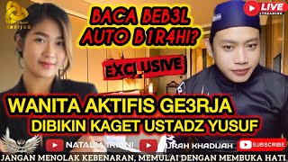 🔴AUTO BIR4HI⁉️ OTEN CANTIK AKTIFIS GE3RJ4 DIMINTA USTADZ YUSUF BACA BEB3L? | HIJRAH KHADIJAH