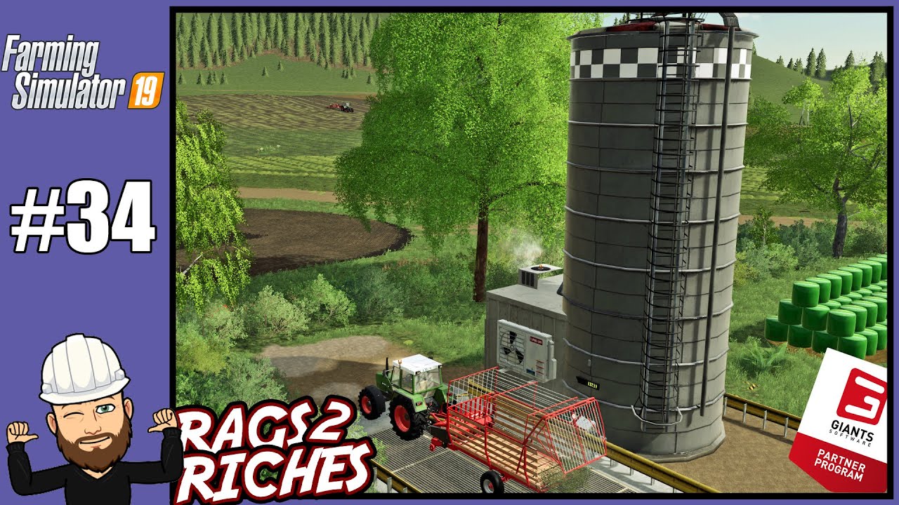 FS19 Rags2Riches No Mans Land #34 - Planting Soybeans and Drying Hay