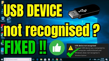 "USB-apparaat niet herkend" oplossen in Windows 10/11 [bijgewerkt] - 7 beste oplossingen