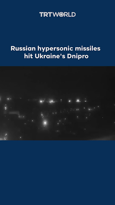 Russia's hypersonic missile enters Dnipro's atmosphere