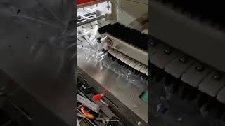 Product blister tray case flow type bag packaging machine bag packing testing video