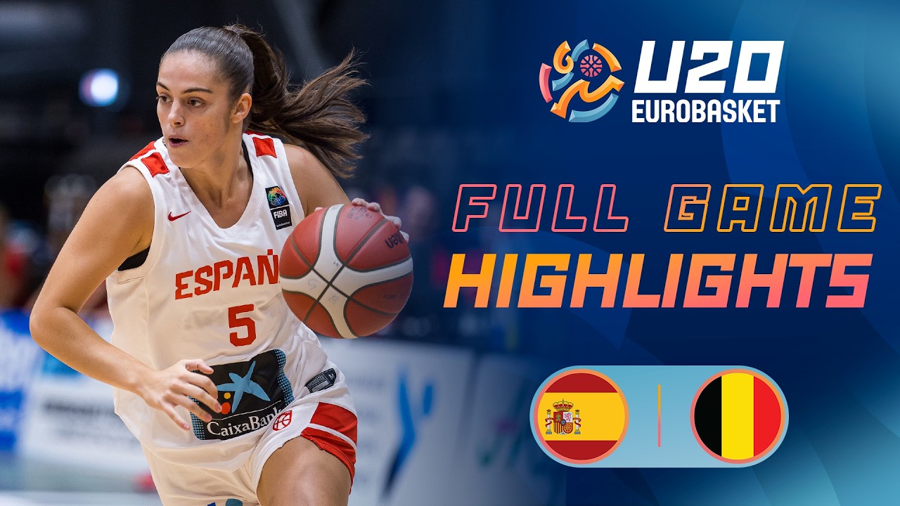 3rd Place Game: Spain 🇪🇸 vs Belgium 🇧🇪 | Highlights | FIBA U20 Women's EuroBasket 2026