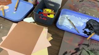 Making painted paper