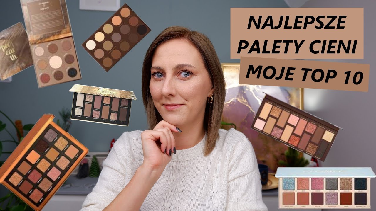 NAJLEPSZE I NAJPIĘKNIEJSZE PALETY CIENI🤎💯 MOJE TOP 10 | GENIALNE MATY | OBŁĘDNE BŁYSKI😍 #12🎄🎁