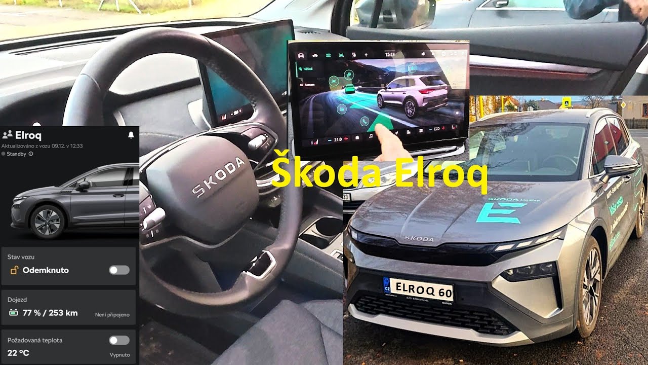 Elektrická Škoda Elroq 60  🥰 150 KW