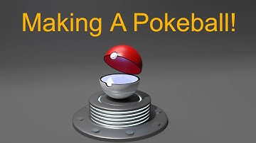 Blender Tutorial - How to Model a 3D Pokeball! (Pokemon)