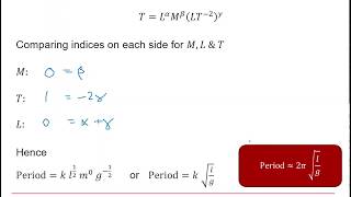 OCR Mechanics: Dimensional analysis 1-4