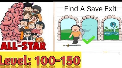 Brain Test All Stars Level 100-150 with Solution