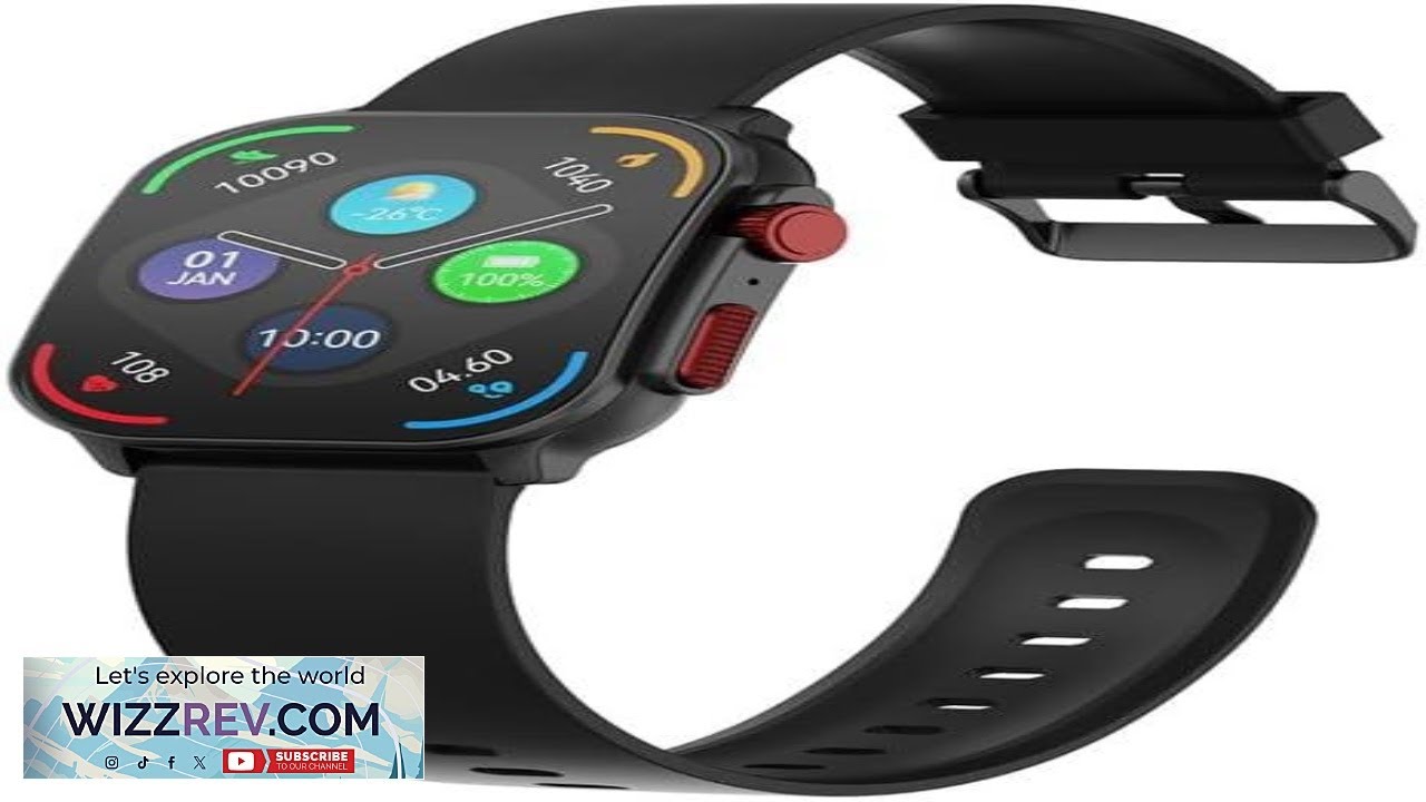IMIKI Frame 2 Smart Watch with Bluetooth Calling 2.01" AMOLED Always On Display