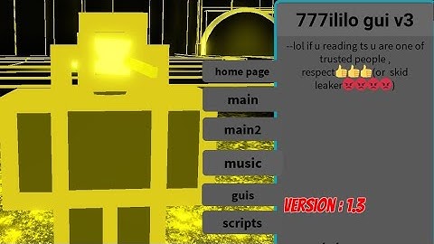 777ililo Gui v3 - Script require Showcase ServerSide - Roblox Exploiting