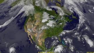Category 4 Hurricane Harvey 7 day Satellite Loop