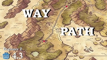 Create Map Path with Line2D and animation - Learn Godot 4 UI - no talking