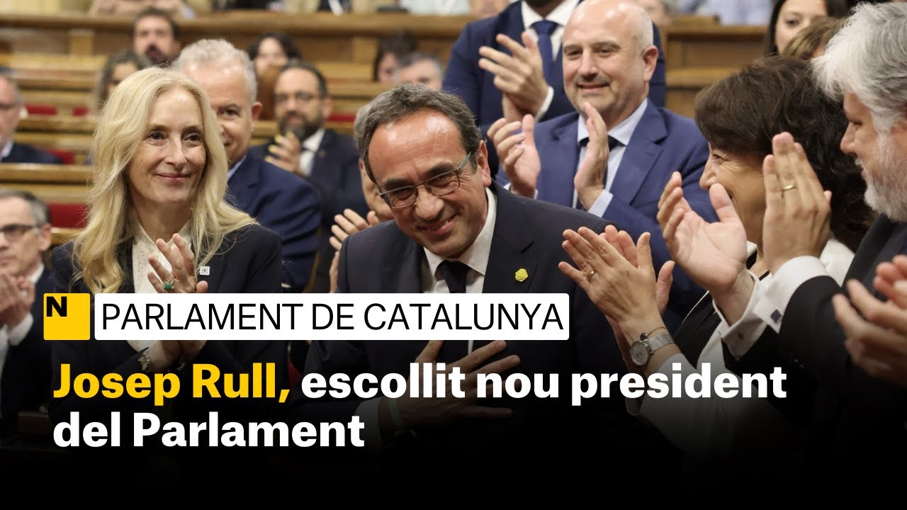 🟡 Josep Rull, escollit nou president del Parlament de Catalunya | EL ...