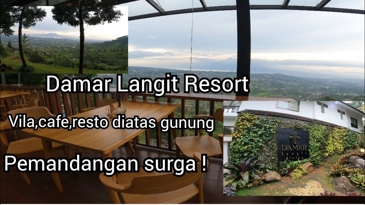 DAMAR LANGIT RESORT !!! Glamping, cafe & resto dengan pemandangan yang ...