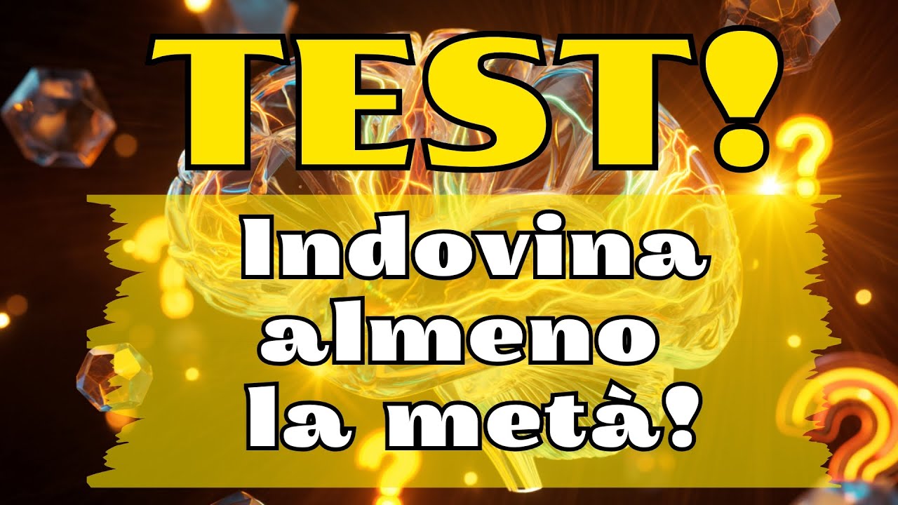 FA PAUSA SE PUOI! 30 DOMANDE CHE METTERANNO ALLA PROVA LA TUA CULTURA IN 10 MINUTI!