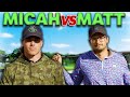 I Challenged Matt Scharff To A 9 Hole Golf Match | Insane golf in these conditions!