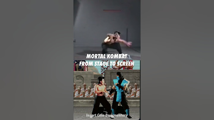 The original Mortal Kombat was made this way?!