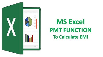 How to calculate EMI using PMT Function in Excel? || SVM Bench