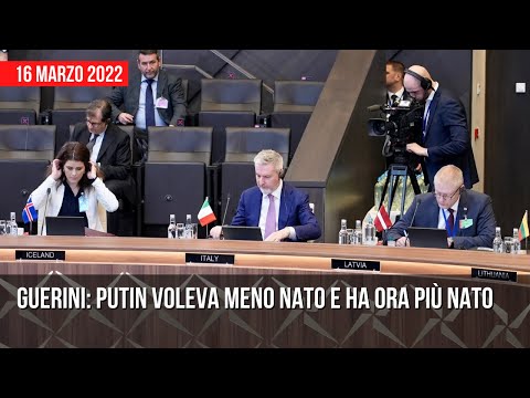Guerini al Consiglio atlantico Difesa: Putin voleva meno NATO e ha ora più NATO