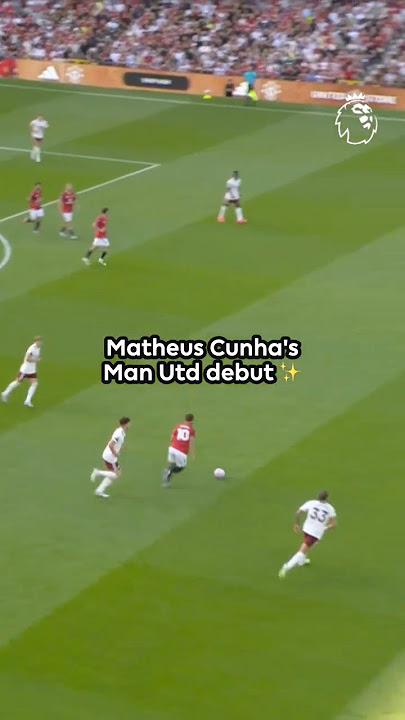 Matheus Cunha's SKILLS on Man Utd debut ✨