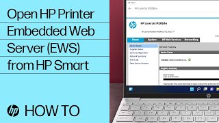 How to Open the HP Printer Embedded Web Server (EWS) from the HP Smart App | HP Support screenshot 3
