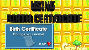 ☑️Growtopia  I Changing My Name/Using Birth Certificate