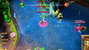 Master Yi 1v5 penta-kill + baron solo attempt