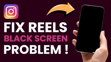How To Fix Instagram Reels Black Screen Problem ! iOS / Android