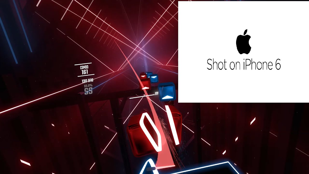 Beat Saber Shot On Iphone Meme Song Expert [FC]