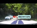 Porsche 911 GT3 Flies By in Oncoming Lane