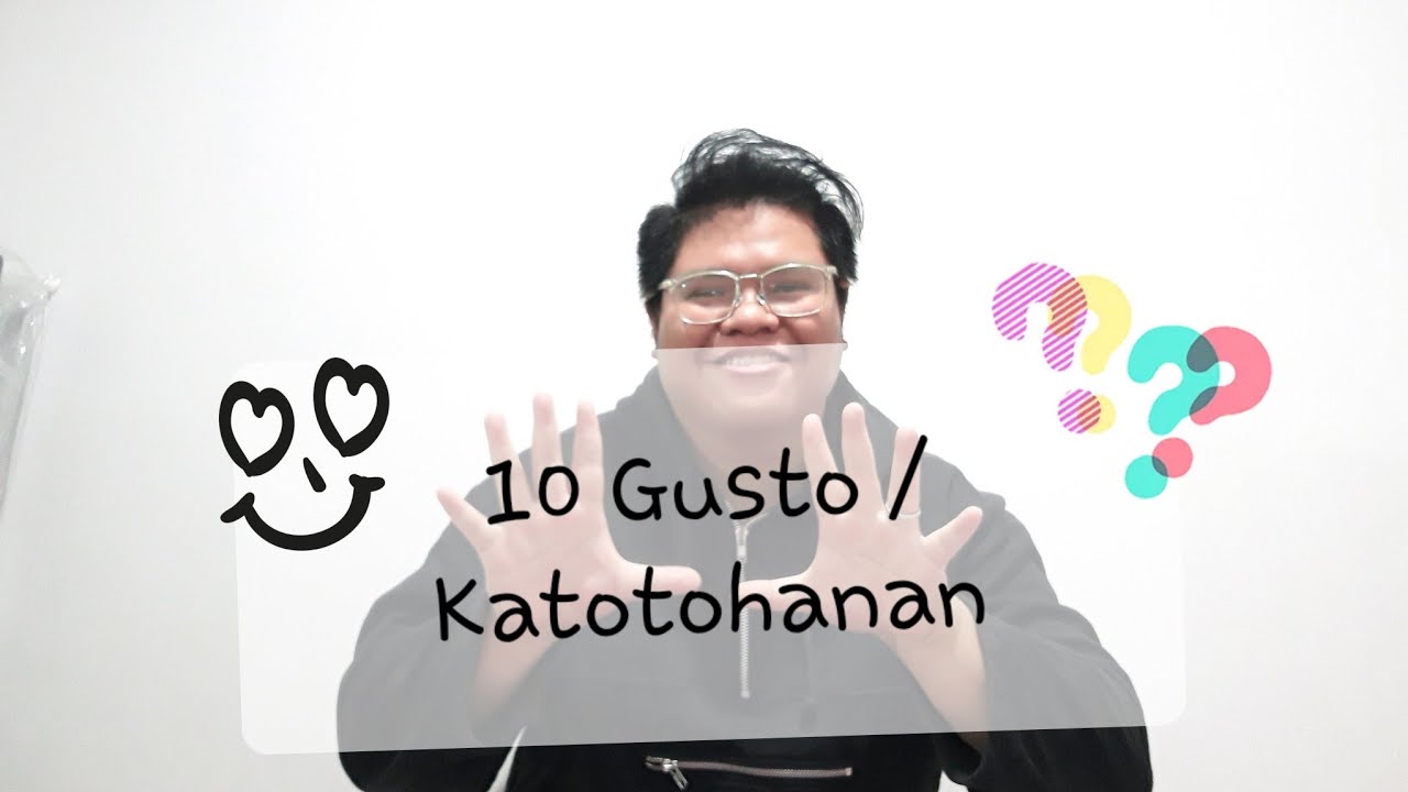 10 Gusto / Katotohanan | Boys Edition | David Pangan