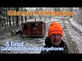 Bremse eingefroren/Fichtelgebirge/Motor 85 Grad