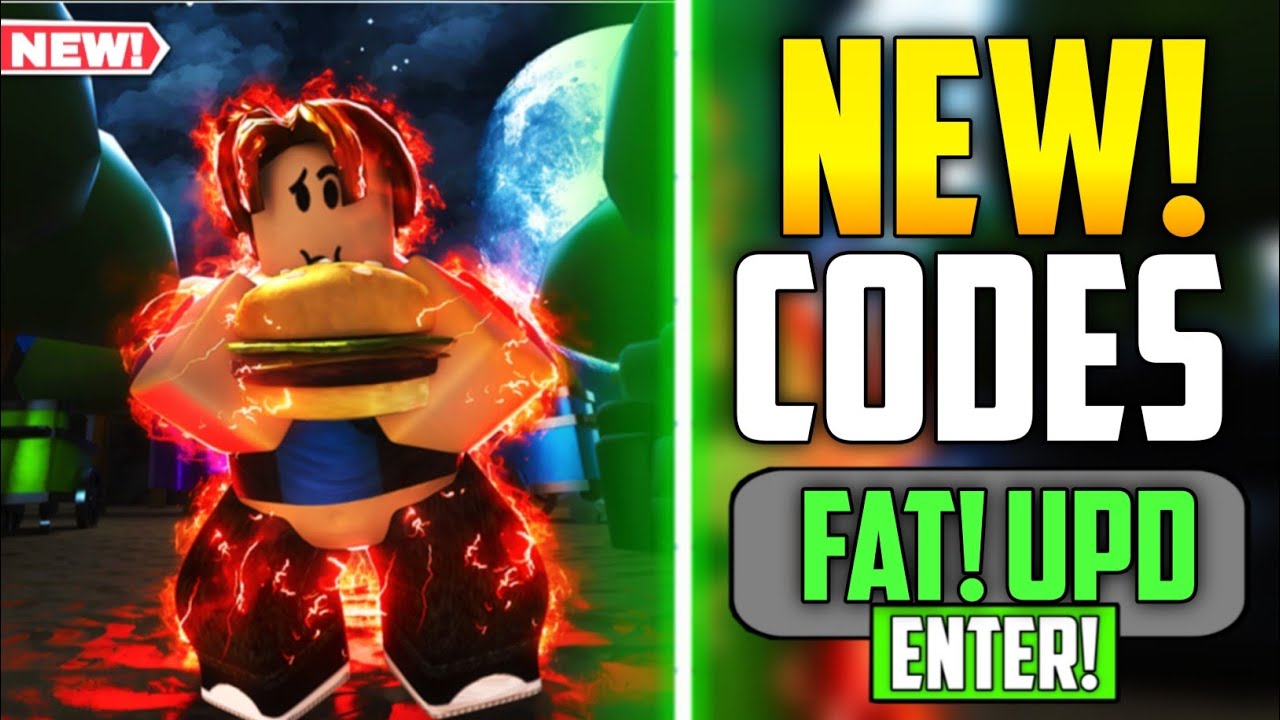 FAT SIMULATOR CODES 2022 ROBLOX CODES FOR FAT SIMULATOR 2022 YouTube