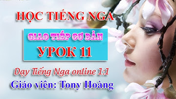 Bài 11: Học giao tiếp Tiếng Nga hàng ngày cho người ở Nga (NV) | Thầy Hoàng dạy tiếng Nga online 1:1
