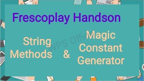 |Python-Function&Oops| Frescoplay | HandsOn | Basic |