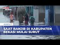 Banjir Bekasi Mulai Surut, Warga Sukawangi dan Tambun Utara Cek Rumah yang Terendam